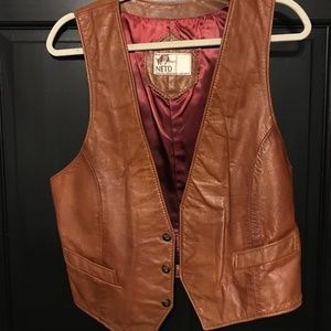 100% Leather Neto Vest